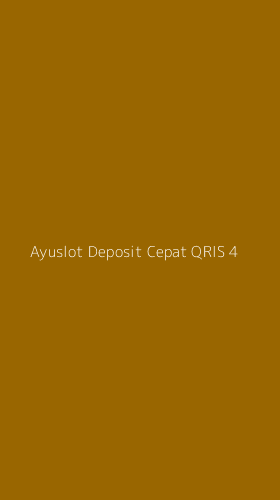 Tampilan Antarmuka Aplikasi Ayuslot Deposit Cepat Qris - 4