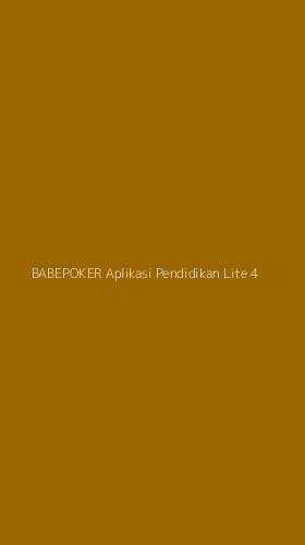 Tampilan Antarmuka Aplikasi Babepoker Aplikasi Pendidikan Lite - 4