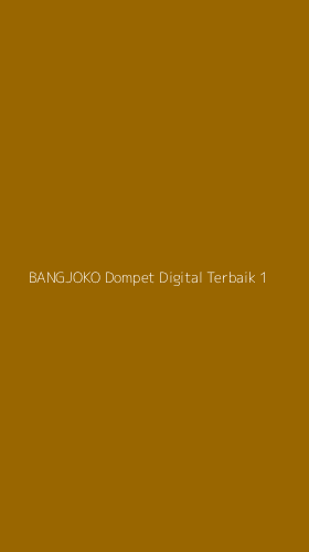 Tampilan Antarmuka Aplikasi Bangjoko Dompet Digital Terbaik - 1