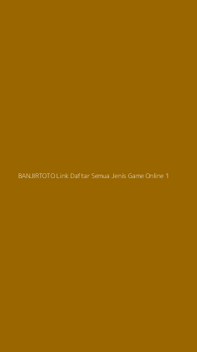 Tampilan Antarmuka Aplikasi Banjirtoto Link Daftar Semua Jenis Game Online - 1