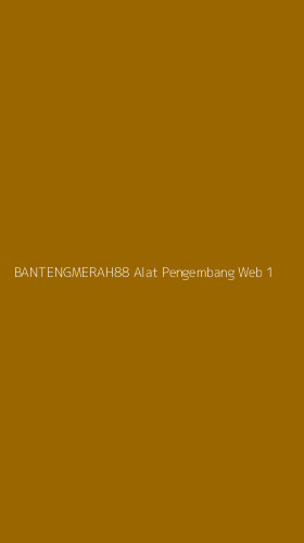 Tampilan Antarmuka Aplikasi Bantengmerah88 Alat Pengembang Web - 1