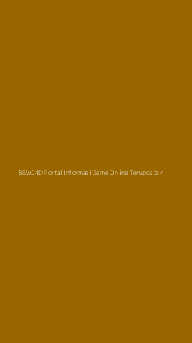 Tampilan Antarmuka Aplikasi Bemo4d Portal Informasi Game Online Terupdate - 4