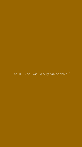 Tampilan Antarmuka Aplikasi Berkah138 Aplikasi Kebugaran Android - 3