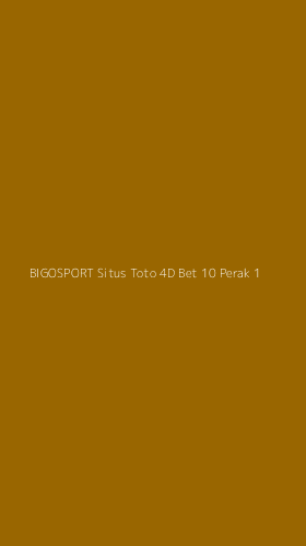 Tampilan Antarmuka Aplikasi Bigosport Situs Toto 4d Bet 10 Perak - 1