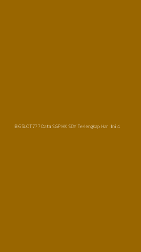 Tampilan Antarmuka Aplikasi Bigslot777 Data Sgp Hk Sdy Terlengkap Hari Ini - 4