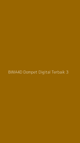 Tampilan Antarmuka Aplikasi Bima4d Dompet Digital Terbaik - 3