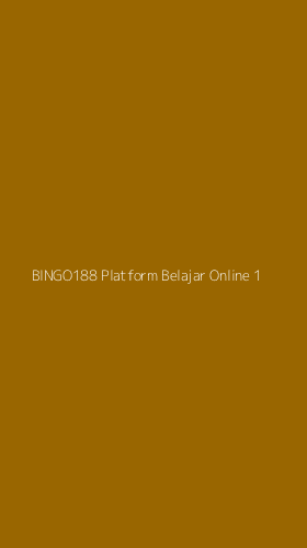 Tampilan Antarmuka Aplikasi Bingo188 Platform Belajar Online - 1