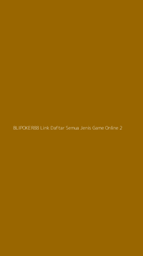 Tampilan Antarmuka Aplikasi Blipoker88 Link Daftar Semua Jenis Game Online - 2