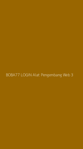 Tampilan Antarmuka Aplikasi Boba77 Login Alat Pengembang Web - 3