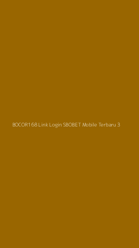Tampilan Antarmuka Aplikasi Bocor168 Link Login Sbobet Mobile Terbaru - 3