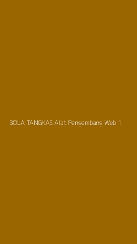 Tampilan Antarmuka Aplikasi Bola Tangkas Alat Pengembang Web - 1