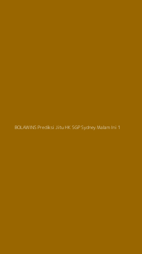 Tampilan Antarmuka Aplikasi Bolawins Prediksi Jitu Hk Sgp Sydney Malam Ini - 1