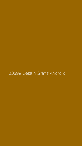 Tampilan Antarmuka Aplikasi Bos99 Desain Grafis Android - 1
