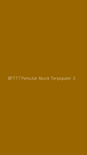 Tampilan Antarmuka Aplikasi Bp777 Pemutar Musik Terpopuler - 3