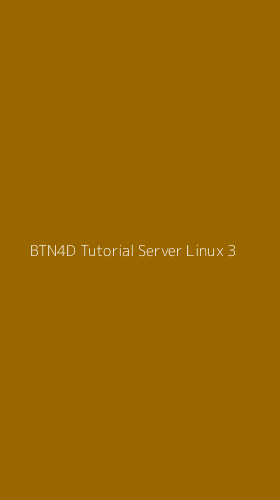 Tampilan Antarmuka Aplikasi Btn4d Tutorial Server Linux - 3