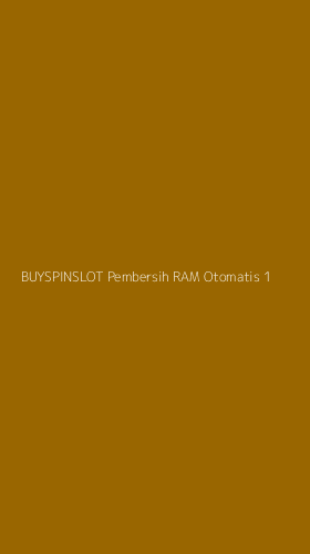 Tampilan Antarmuka Aplikasi Buyspinslot Pembersih Ram Otomatis - 1