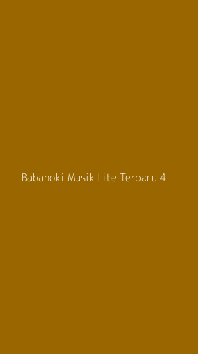 Tampilan Antarmuka Aplikasi Babahoki Musik Lite Terbaru - 4