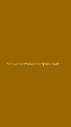 Tampilan Antarmuka Aplikasi Babawin Download Template Web - 1