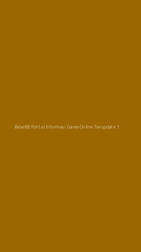 Tampilan Antarmuka Aplikasi Babe88 Portal Informasi Game Online Terupdate - 1
