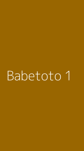 Tampilan Antarmuka Aplikasi Babetoto - 1