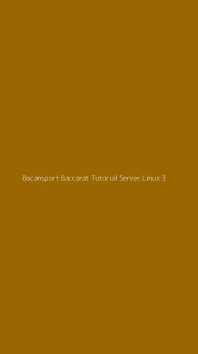 Tampilan Antarmuka Aplikasi Bacansport Baccarat Tutorial Server Linux - 3