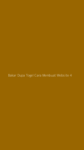 Tampilan Antarmuka Aplikasi Bakar Dupa Togel Cara Membuat Website - 4