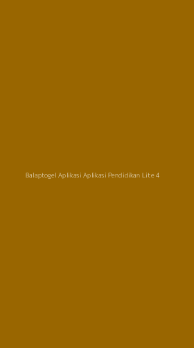 Tampilan Antarmuka Aplikasi Balaptogel Aplikasi Aplikasi Pendidikan Lite - 4