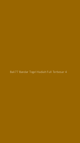 Tampilan Antarmuka Aplikasi Bali77 Bandar Togel Hadiah Full Terbesar - 4