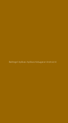 Tampilan Antarmuka Aplikasi Balitogel Aplikasi Aplikasi Kebugaran Android - 4