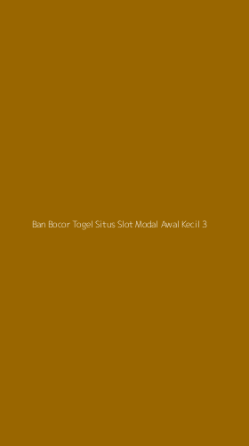 Tampilan Antarmuka Aplikasi Ban Bocor Togel Situs Slot Modal Awal Kecil - 3