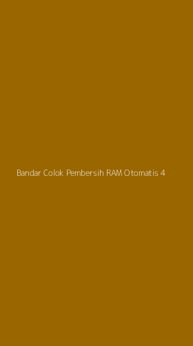 Tampilan Antarmuka Aplikasi Bandar Colok Pembersih Ram Otomatis - 4