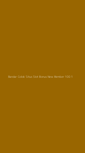 Tampilan Antarmuka Aplikasi Bandar Colok Situs Slot Bonus New Member 100 - 1