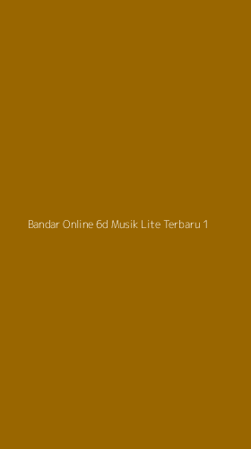 Tampilan Antarmuka Aplikasi Bandar Online 6d Musik Lite Terbaru - 1