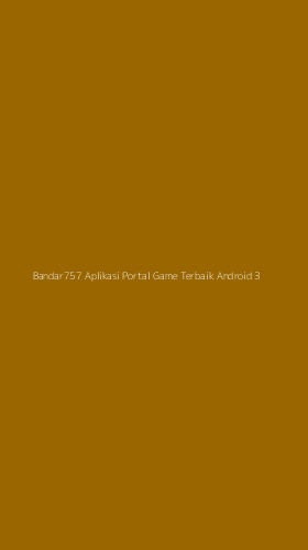 Tampilan Antarmuka Aplikasi Bandar757 Aplikasi Portal Game Terbaik Android - 3