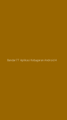 Tampilan Antarmuka Aplikasi Bandar77 Aplikasi Kebugaran Android - 4