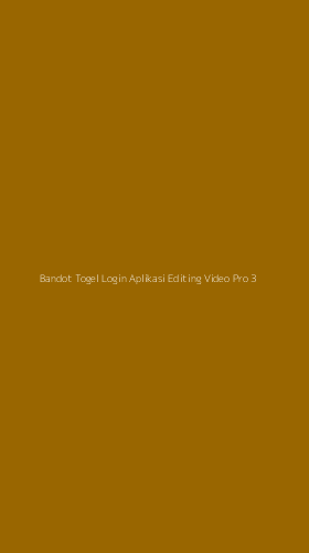 Tampilan Antarmuka Aplikasi Bandot Togel Login Aplikasi Editing Video Pro - 3