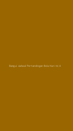 Tampilan Antarmuka Aplikasi Bangui Jadwal Pertandingan Bola Hari Ini - 4