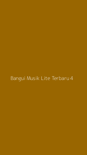 Tampilan Antarmuka Aplikasi Bangui Musik Lite Terbaru - 4