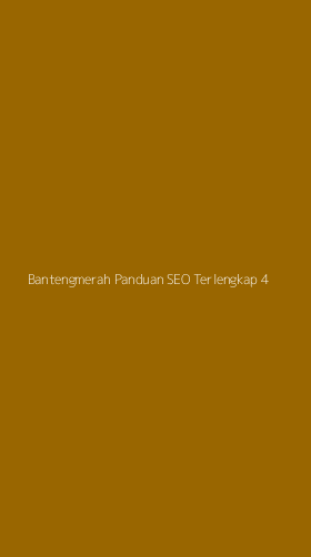 Tampilan Antarmuka Aplikasi Bantengmerah Panduan Seo Terlengkap - 4