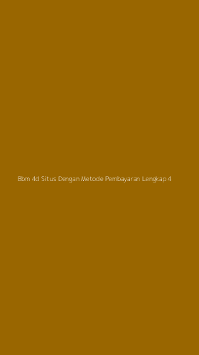 Tampilan Antarmuka Aplikasi Bbm 4d Situs Dengan Metode Pembayaran Lengkap - 4