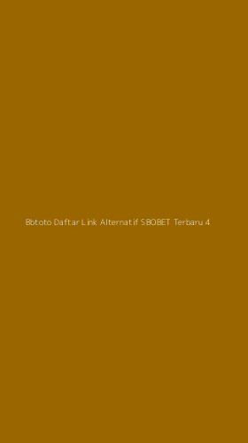 Tampilan Antarmuka Aplikasi Bbtoto Daftar Link Alternatif Sbobet Terbaru - 4