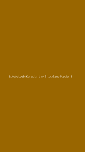 Tampilan Antarmuka Aplikasi Bbtoto Login Kumpulan Link Situs Game Populer - 4