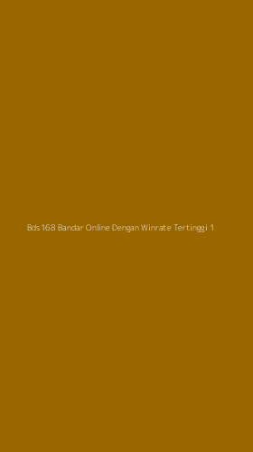 Tampilan Antarmuka Aplikasi Bds168 Bandar Online Dengan Winrate Tertinggi - 1