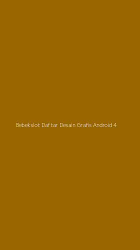 Tampilan Antarmuka Aplikasi Bebekslot Daftar Desain Grafis Android - 4