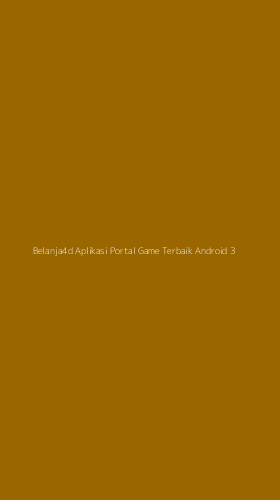Tampilan Antarmuka Aplikasi Belanja4d Aplikasi Portal Game Terbaik Android - 3