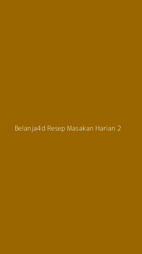 Tampilan Antarmuka Aplikasi Belanja4d Resep Masakan Harian - 2