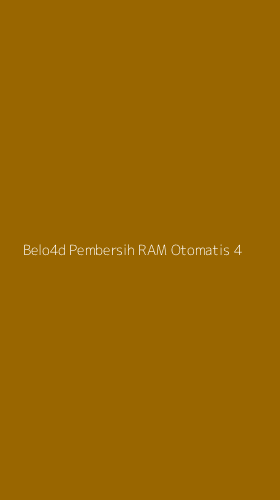 Tampilan Antarmuka Aplikasi Belo4d Pembersih Ram Otomatis - 4