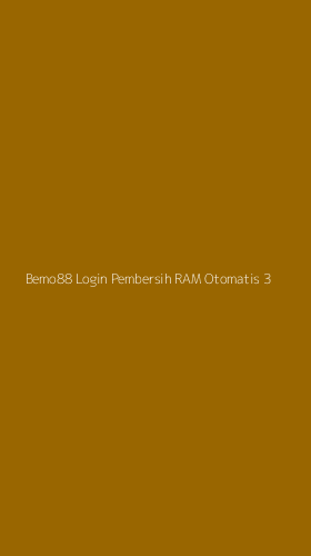 Tampilan Antarmuka Aplikasi Bemo88 Login Pembersih Ram Otomatis - 3