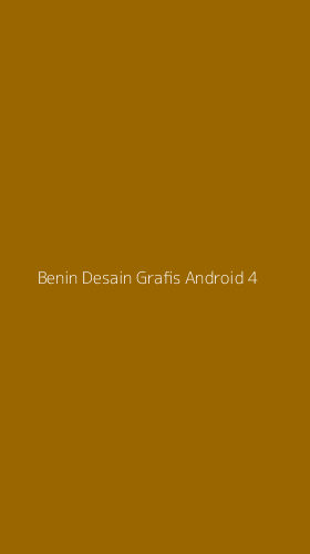 Tampilan Antarmuka Aplikasi Benin Desain Grafis Android - 4