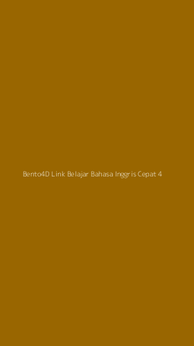 Tampilan Antarmuka Aplikasi Bento4d Link Belajar Bahasa Inggris Cepat - 4